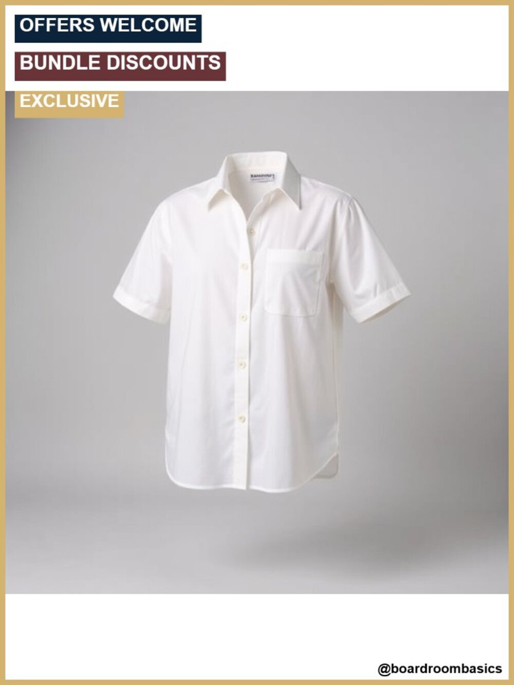 Button-Down Shirt with Chest Pocket, Cotton Blend, Lightweight